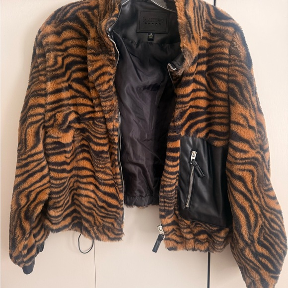 Blank NYC Black Faux Leather Jacket - Picture 2 of 7